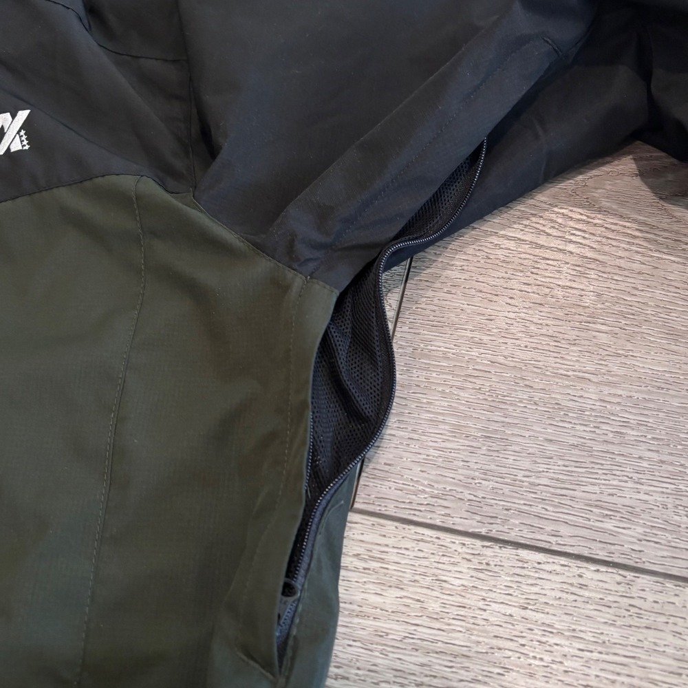 Dixxon Jacket Mens Large Green Black Hooded Windb… - image 7